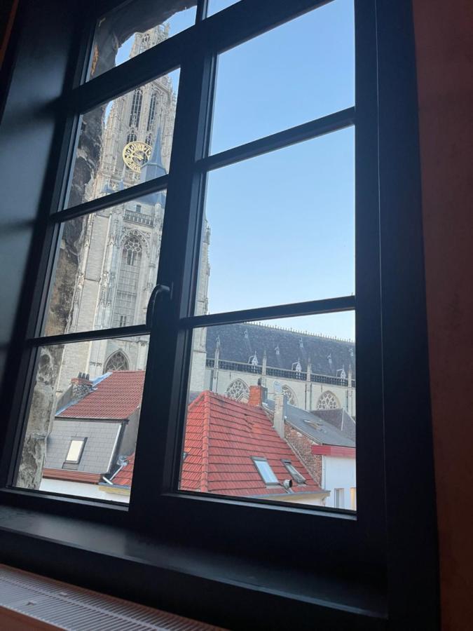 Rooftop Apartment With 60M Terrace Overlooking The Cathedral Amberes Exterior foto