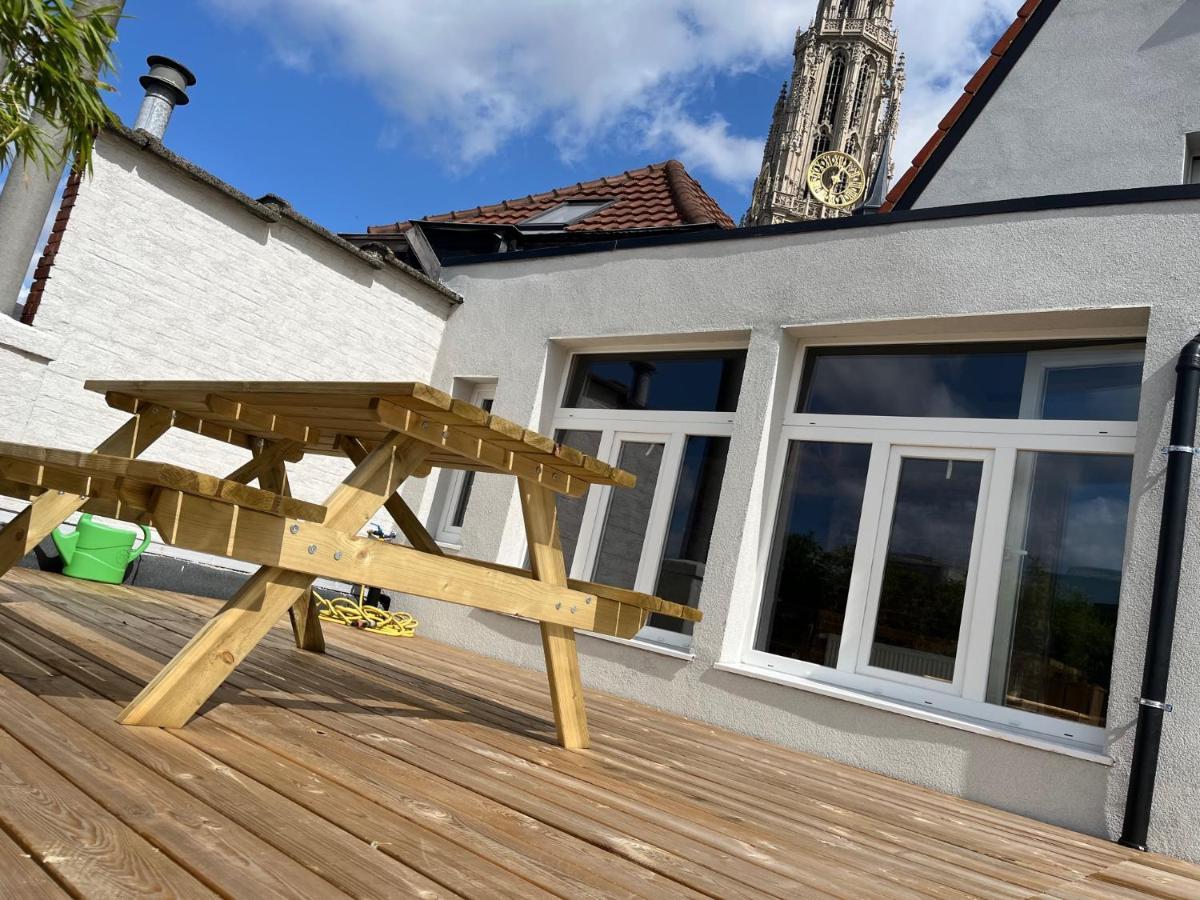 Rooftop Apartment With 60M Terrace Overlooking The Cathedral Amberes Exterior foto
